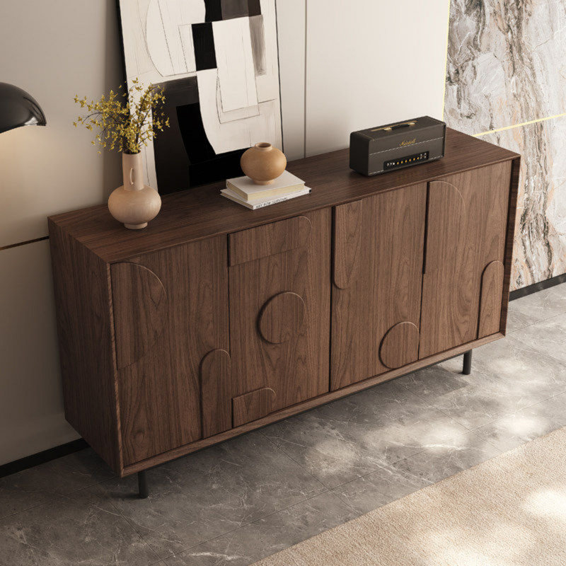 High-Quality Solid Wood Sideboard, 35.43" H x 59.06" W x 15.75" D