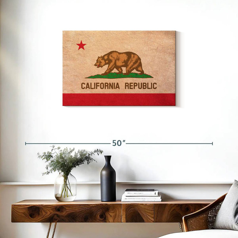 Borges California Flag, 20" H x 30" W