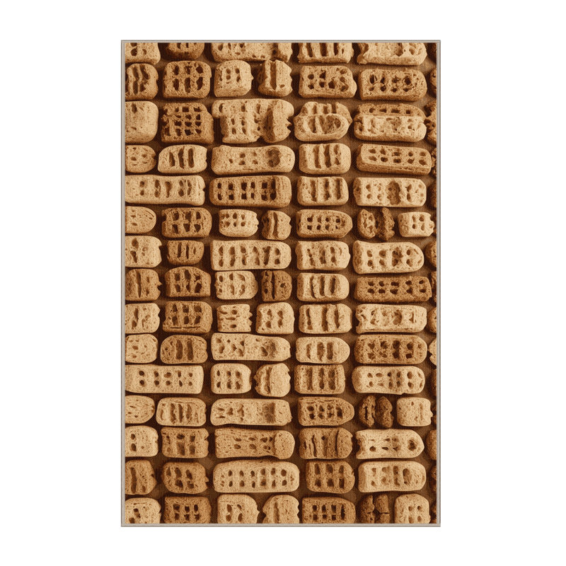 Washable Biscotti Desserts Area Rug, Runner 2' x 5'