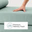  Lit de jour convertible Kaylena - Lit escamotable à compression avec matelas et oreillers en mousse viscoélastique-20411906
