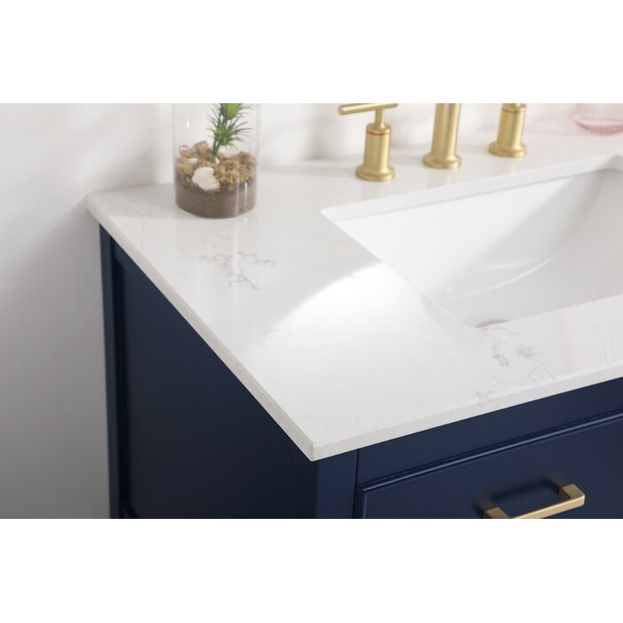 Breakwater Bay Giambrone 36'' Single Bathroom Vanity with Engineered ...