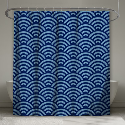 Rideaux de douche Blue Wave