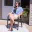 Fauteuil de patio empilable Beam-130419857
