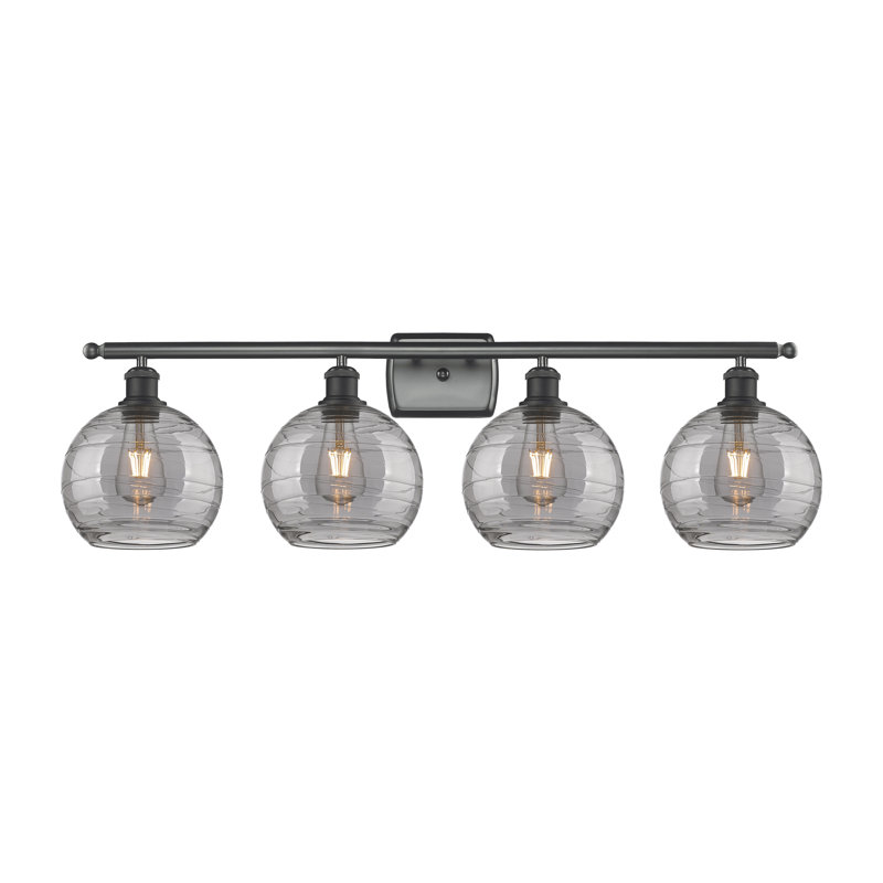 Allare 4 - Light Dimmable Vanity Light, Matte Black