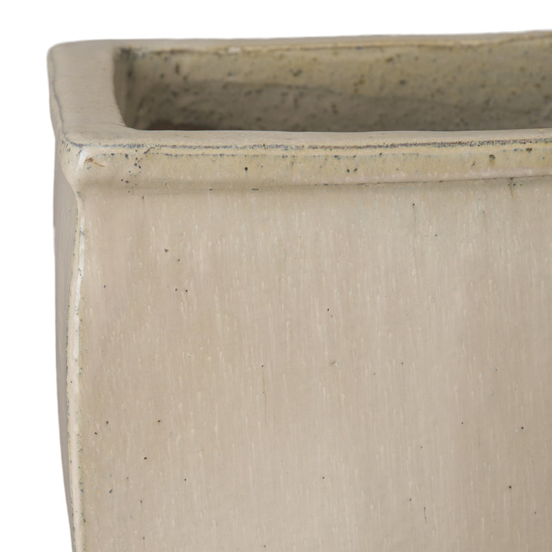 Hensler Handmade Ceramic Planter, 20" H x 13" W x 13" D