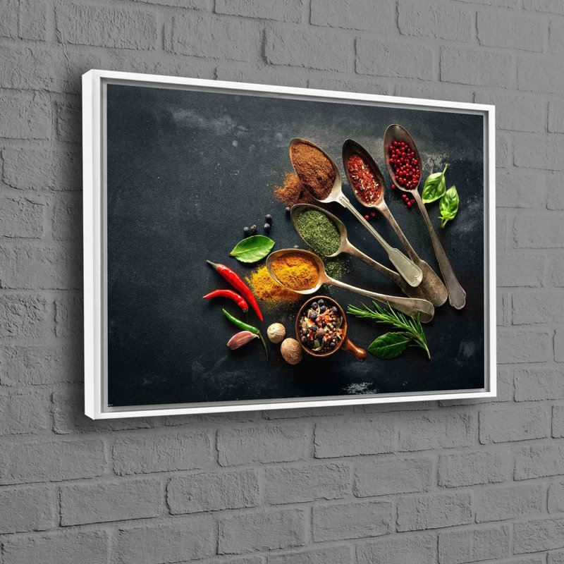 Print on Canvas, White, Framed Print without Mat, 20 cm H x 30 cm W