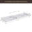 Oderzo 84" Resin Double Vanity Top with Sink and 6 Faucet Holes