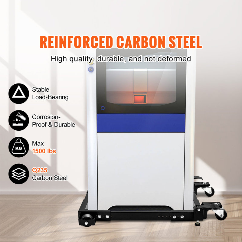 Mobile Base Heavy Duty Universal Stand 1500 lb Capacity For Tools Machines