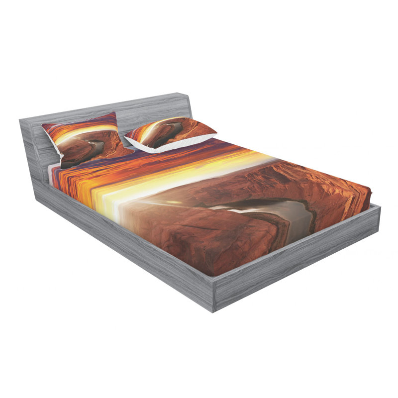 Microfiber Sheet Set, Full Sheet Set with Fitted Sheet