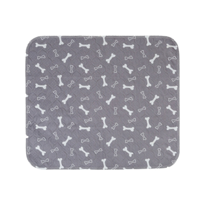 Tapis de dressage lavable anti-fuites super absorbant pour chien et chats 31,5 x 35,4 po, Gris
