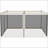 Outsunny 13' x 13' Replacement Mesh Sidewall Netting for Patio Gazebos and Canopy Tents with Zippers (Sidewall Only)