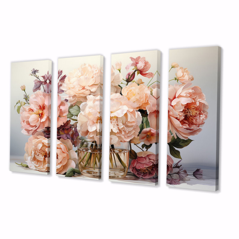 Perfume Vibrant Elegance II - impression sur toile tendance - 4 panneaux
