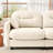 74" Chenille Cloud Sofa With Ottoman-814417245
