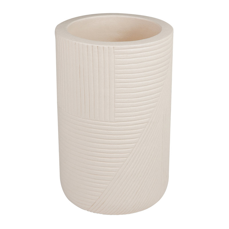 Provenance Signature Handmade Ceramic Planter, Matte Sand