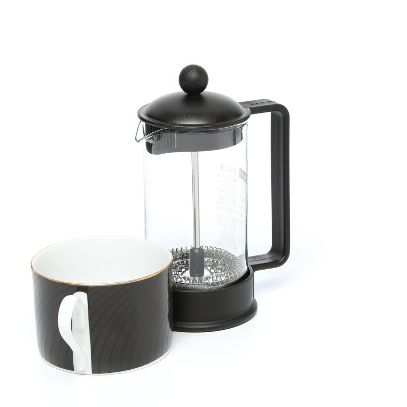Bodum Brazil French Press Coffee Maker, Capacity 12 oz, Black