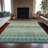 Machine Washable Indoor/Outdoor Xhevrie Teal Rug-111820326