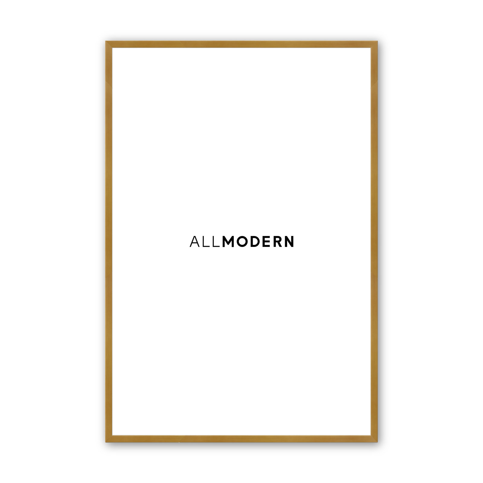 Willette Solid Wood Picture Frame, 9.75" W x 11.75" H, Polished Gold