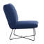 Chaise d'appoint en velours de 26 po de largeur Tosun-110443836