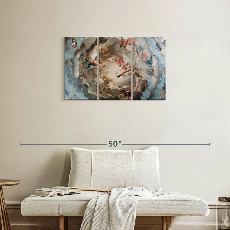 Leisha Renaissance Sky, 20" H x 33" W