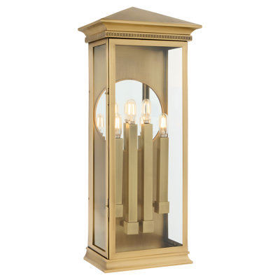 Guilford Solid Brass Flush Mounted Sconce