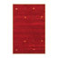 Tapis de zone rouge/jaune contemporain Zheng