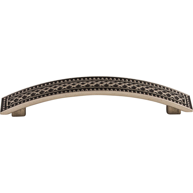 Trevi Crest 5" Center to Center Bar pull, Pewter Antique