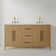 Alsup 60'' Double Bathroom Vanity with Quartz Top