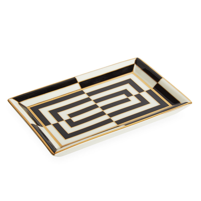 Op Art Ceramic / Porcelain Tray