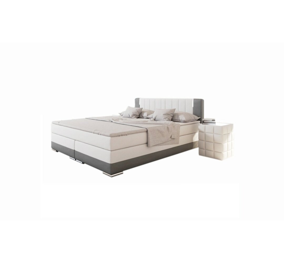 Boxspringbett Gholston mit Topper