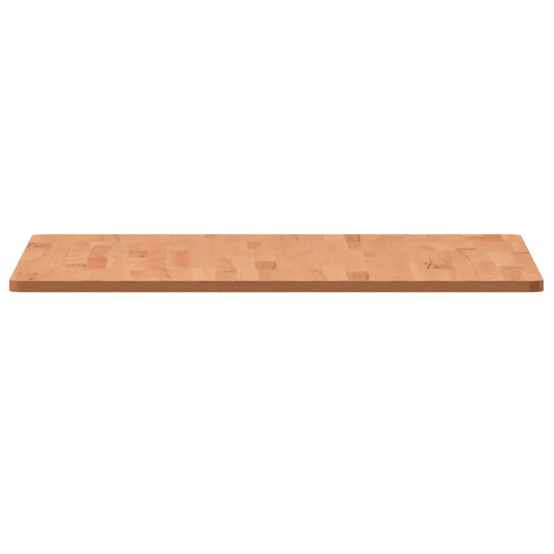 Vidaxl Table Top Square Solid Wood Beech, 70cm H x 70cm W x 1.5cm D, Brown