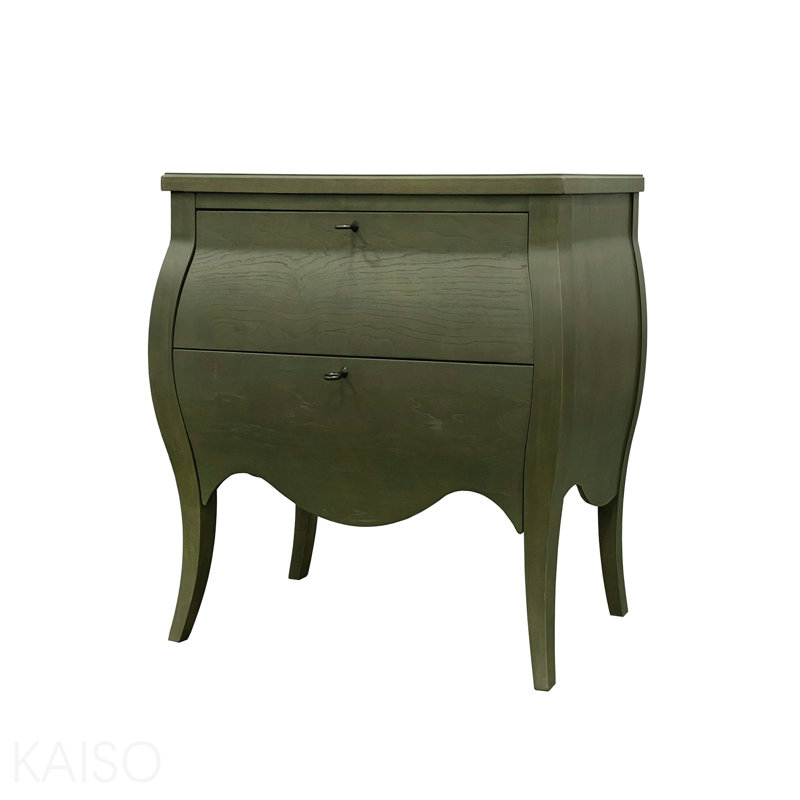 Commode de rangement pistache pour l'organisation de la chambre à coucher / salon