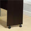 Table basse mobile Red Cocoa & amp; Bureau à domicile avec roues verrouillables, en bois et amp; Polyvalent