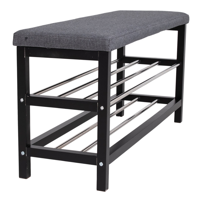 Laititia Polyester Blend Upholstered Storage Bench