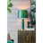 14X14x27" Leather Table Lamp