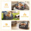 Dog Car Seat Detachable Washable for Small Breeds-133229444