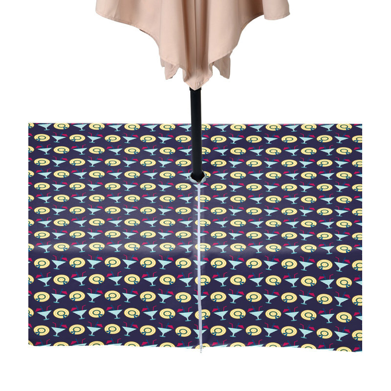 Summer Geometric Tablecloth, 84" x 60"
