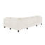 Canapé modulaire moderne en U, canapé d'angle modulaire avec porte-gobelets intégrés, espace de rangement et ports USB pour le salon-235926932