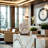 Ursina Handmade Round Wooden Sculpture – Contemporary Elegant Home Accent, Unique Christmas Decor & Gift