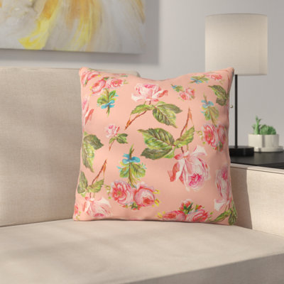 Coussin décoratif floral