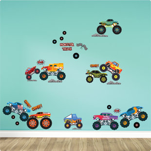 Monster Truck Wall Sticker