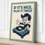 Play It Twice Retro - Wrapped Canvas-1774222068-1774222073