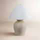 Chemise 22" Ceramic Table Lamp
