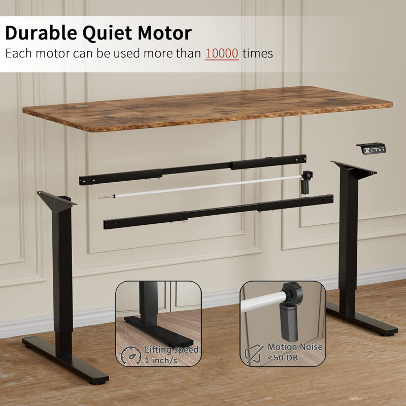 Bureau debout électrique à hauteur ajustable