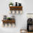 Asavira Solid Wood Wall Organizer with Key Hooks
