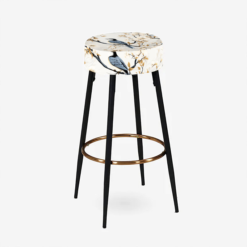 Ensemble de 2 tabourets de bar Minimalist Birds On Branch