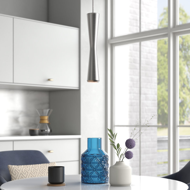 Wakeland 1 - Light LED Single Pendant, Chrome
