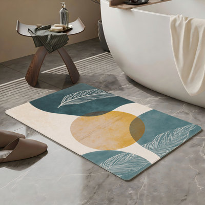 Tapis pour salle de bain Boho