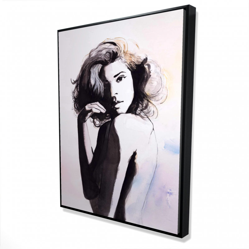 Almost Nude Print On Canvas