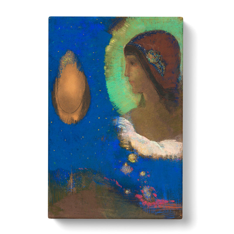 Sita by Odilon Redon - Wrapped Canvas Painting, 50cm H x 35cm W x 3cm D
