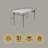 Frank Premium Seating Plastic Fold in Half Table-103688049